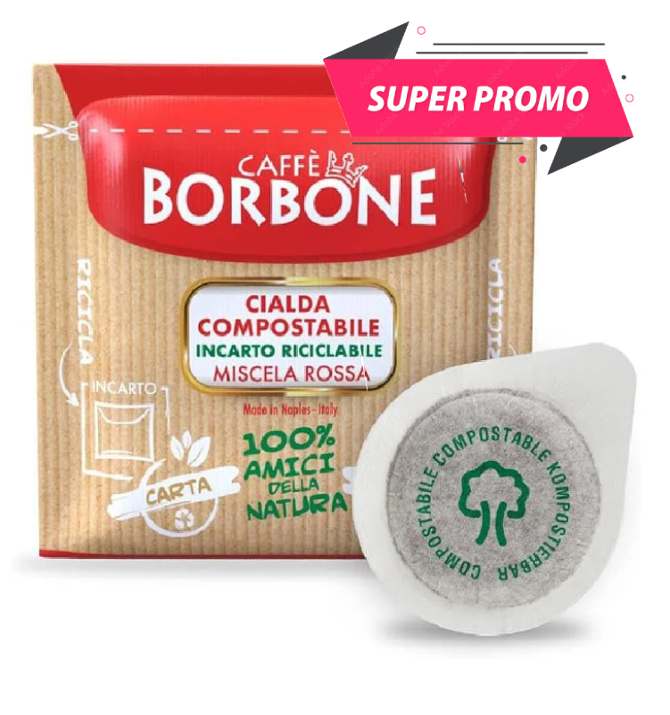 Caffè Borbone Cialde ESE miscela ROSSA 500 pz.