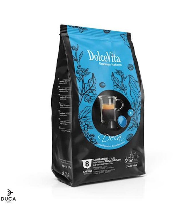 Scatola Dolce Vita compatibili Dolce Gusto ® DECAFFEINATO 8pz.