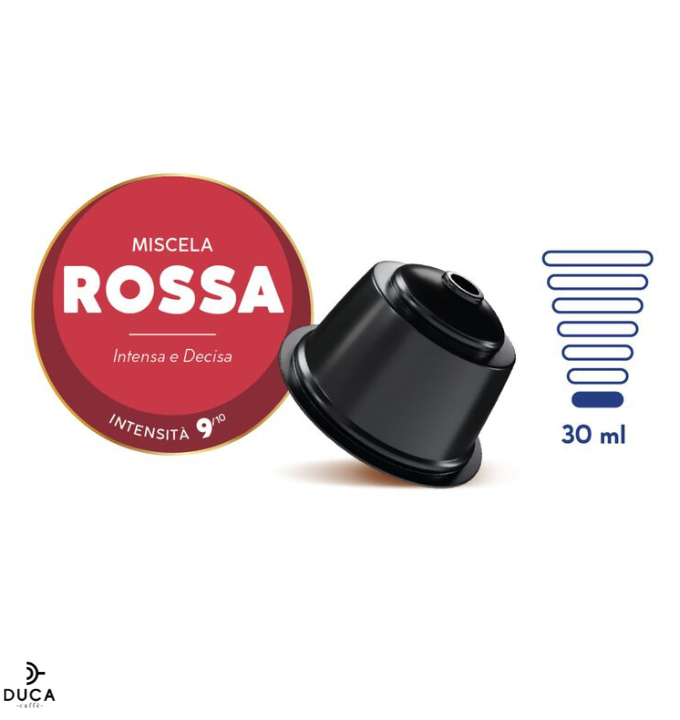50 Capsule compatibili Dolce Gusto ® Caffè Borbone miscela ROSSA