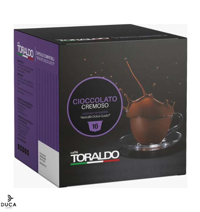 Toraldo Capsule Compatibili Nescafè Dolce Gusto* - Cioccolato Cremoso 16pz