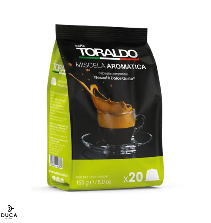 Toraldo Capsule Compatibili Nescafè Dolce Gusto* 20 Pz. - Miscela Aromatica
