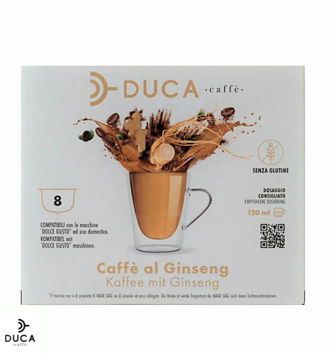 Capsule Duca Caffè compatibili Dolce Gusto ® GINSENG DOLCE 8 pz.