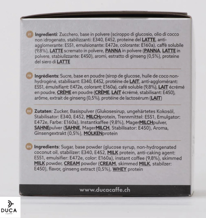 Capsule Duca Caffè compatibili Dolce Gusto ® GINSENG DOLCE 8 pz.
