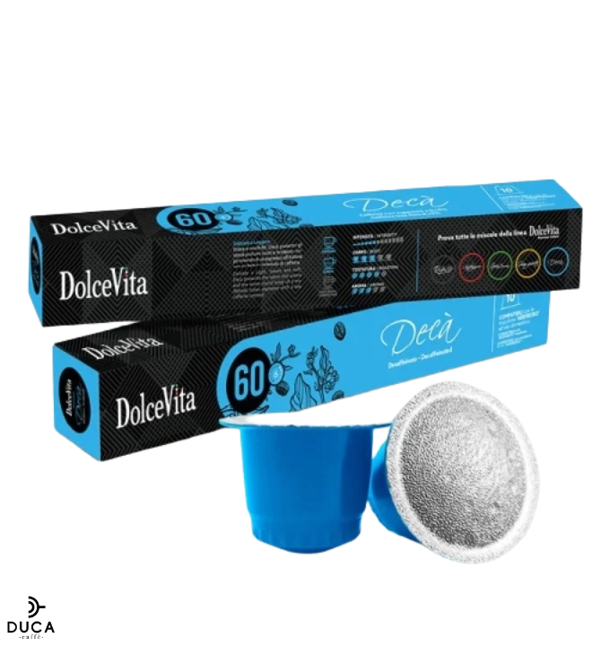 Scatola Dolce Vita compatibili Nespresso® DECAFFEINATO 10pz.