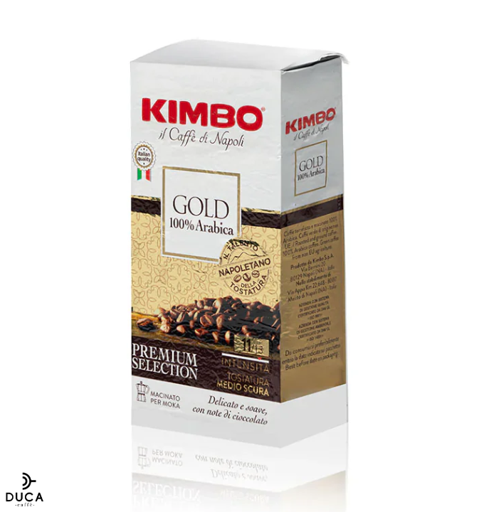 Kimbo Macinato - Gold 100% Arabica