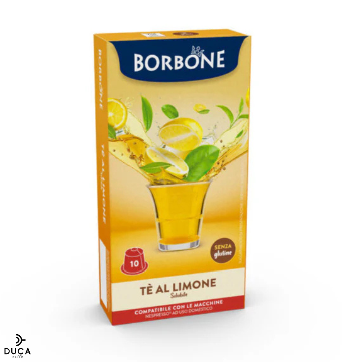 10 Capsule Borbone Per Bevanda Solubile Al Gusto TÈ AL LIMONE