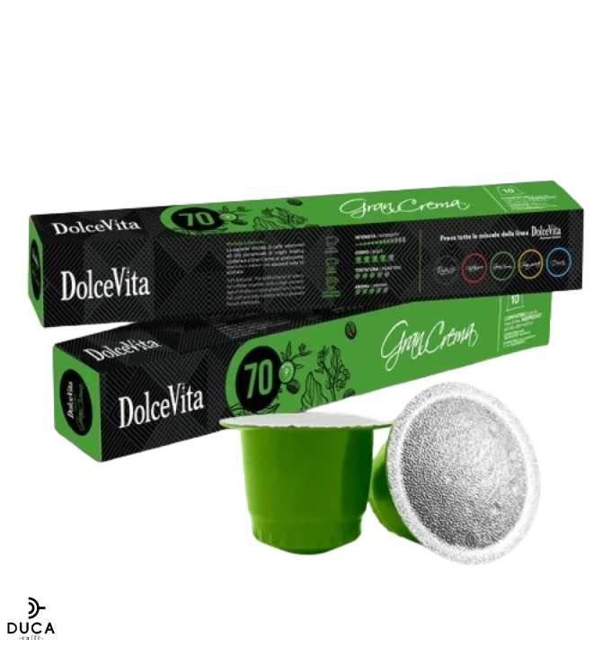 Scatola Dolce Vita compatibili Nespresso® GRAN CREMA 10pz.