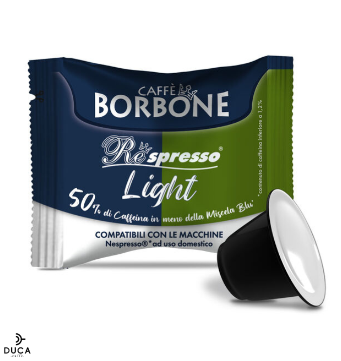 Borbone Miscela LIGHT miscela 50% Blu, 50% Dek - 100 Capsule
