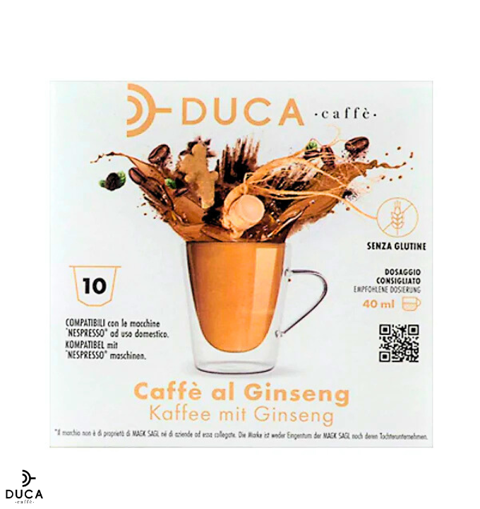 Capsule Duca Caffè compatibili Nespresso® GINSENG DOLCE 10pz.