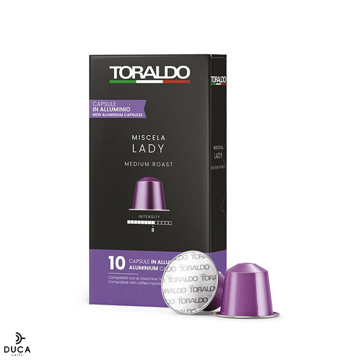 Capsule in alluminio compatibili Nespresso*  10 pz.- Lady
