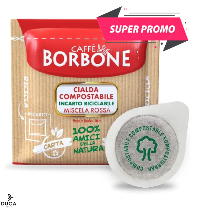 1000 Cialde ESE Caffè Borbone miscela ROSSA