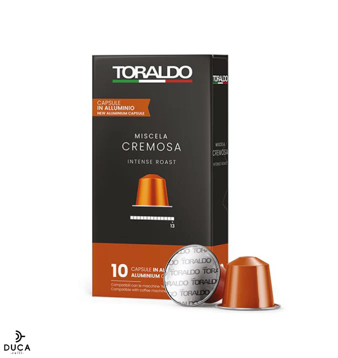 Caffè Toraldo Nespresso Capsule Miscela Cremosa(100 Capsule Alluminio)
