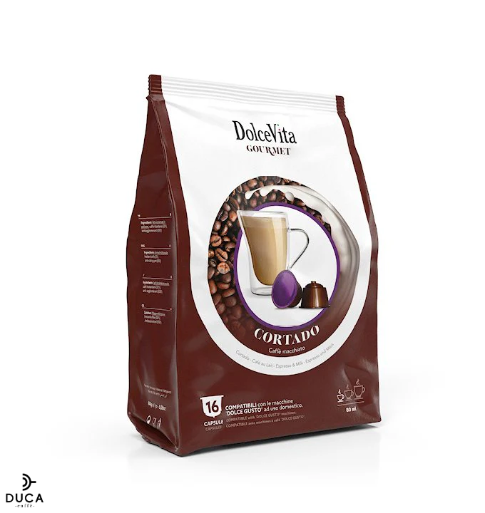 Scatola Dolce Vita compatibili Dolce Gusto ® CORTADO 16pz.