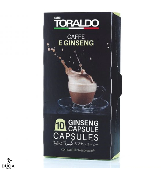 Toraldo Capsule Compatibili Nespresso* - Caffè e Ginseng 10pz