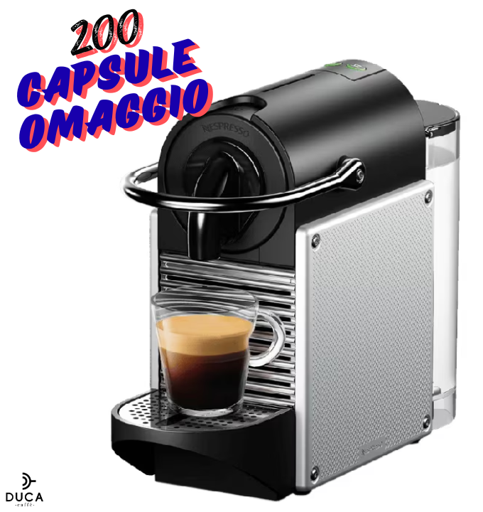 Macchina per caffè a capsule Krups Nespresso Pixie Silver
