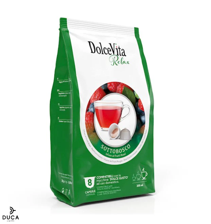 Scatola Dolce Vita compatibili Dolce Gusto ® SOTTOBOSCO 8pz.