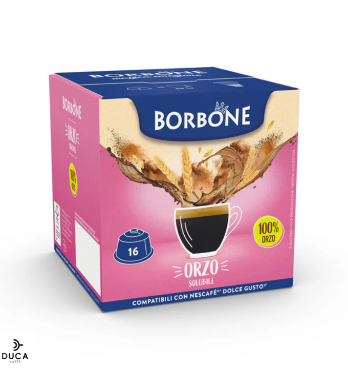 16 Capsule Borbone Per ORZO SOLUBILE