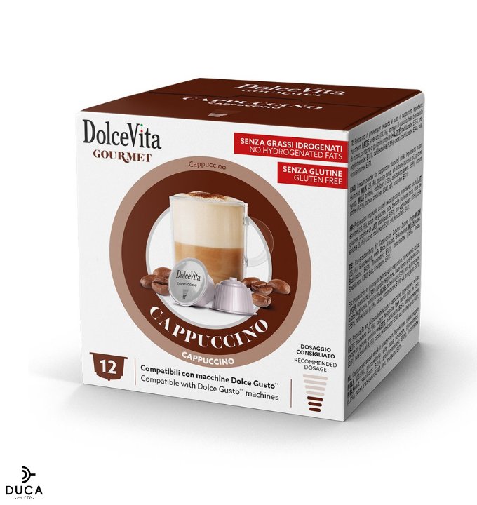 Scatola Dolce Vita compatibili Dolce Gusto ® CAPPUCCINO 12pz.