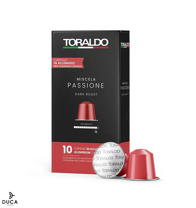 Caffè Toraldo Nespresso Capsule Miscela Passione (100 Capsule Alluminio)