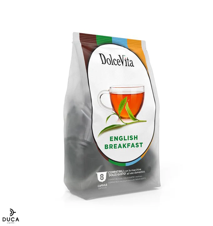 Scatola Dolce Vita compatibili Dolce Gusto ® ENGLISH BREAKFAST 8pz.