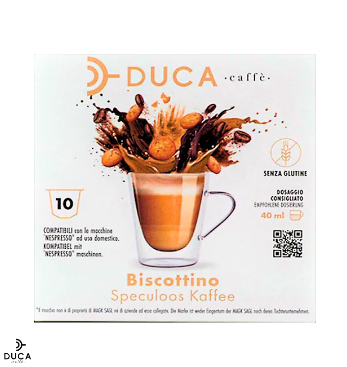Capsule Duca Caffè compatibili Nespresso® BISCOTTINO 10pz.