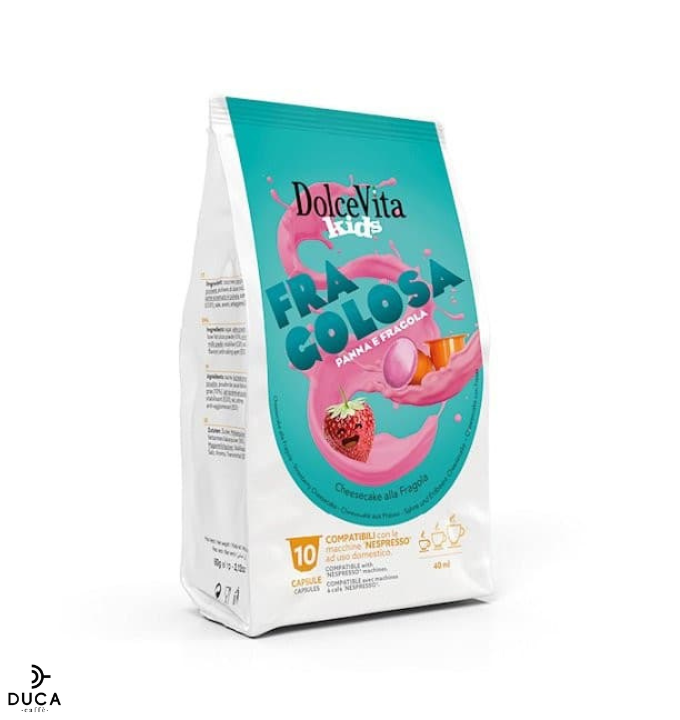Scatola Dolce Vita compatibili Nespresso® FRAGOLOSA 10pz.