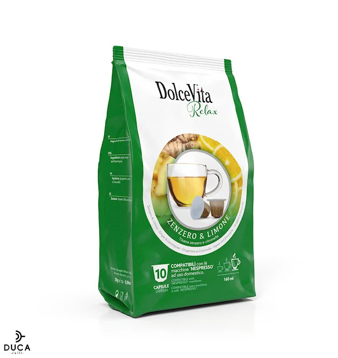 Scatola Dolce Vita compatibili Nespresso® ZENZERO E LIMONE 10pz.