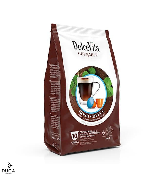 Scatola Dolce Vita compatibili Nespresso® IRISH COFFEE 10pz.