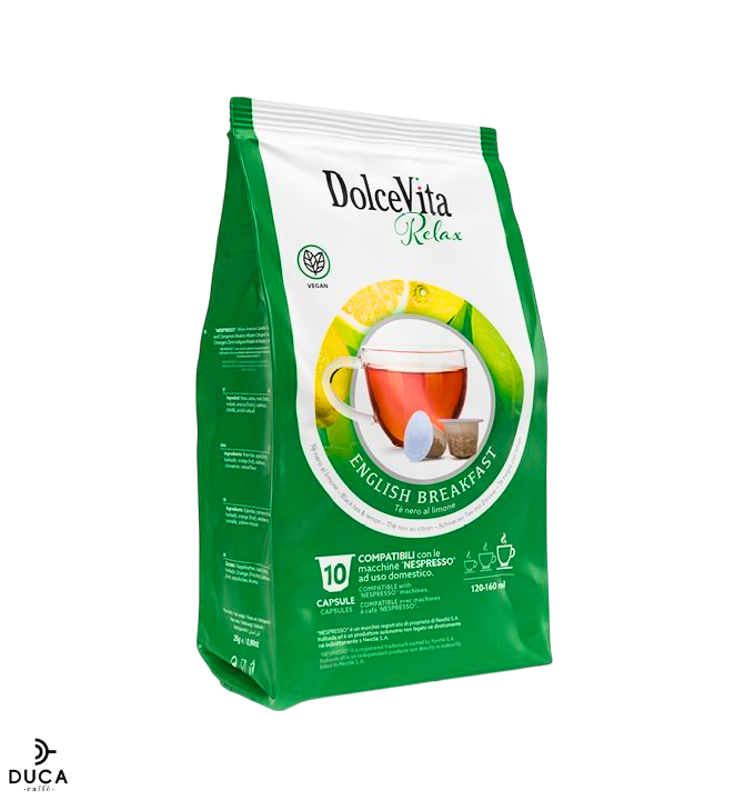 Scatola Dolce Vita compatibili Nespresso® ENGLISH BREAKFAST 10pz.