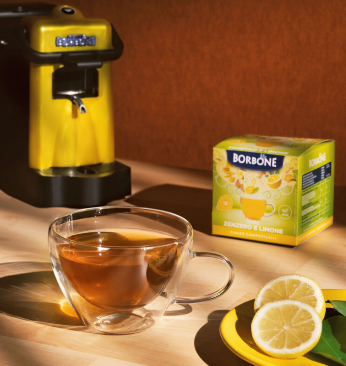 18 CIALDE BORBONE TISANA ZENZERO E LIMONE