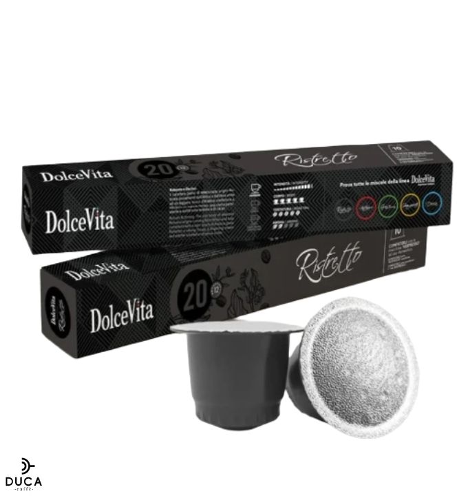 Scatola Dolce Vita compatibili Nespresso® RISTRETTO 10pz.