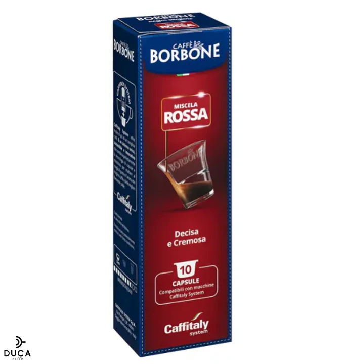 10 Capsule Caffitaly®* - Miscela ROSSA Caffè Borbone