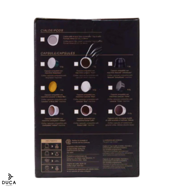 Cialde ESE Duca Caffe Argento (100 Cialde)