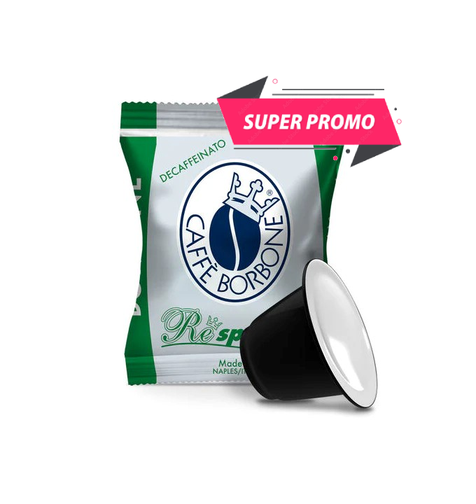 500 Capsule Borbone Compatibili con macchine ad uso domestico Nespresso®* Miscela DEK