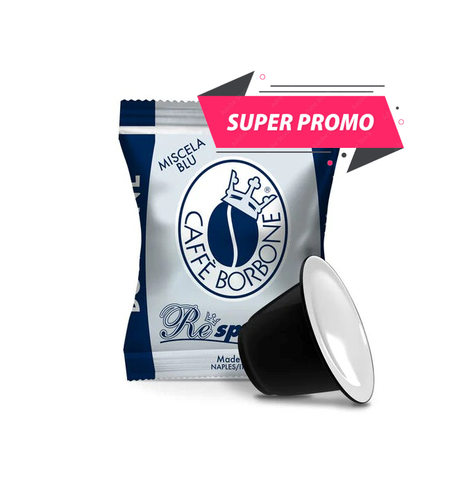 500 Capsule Borbone Compatibili con macchine ad uso domestico Nespresso®* Miscela BLU