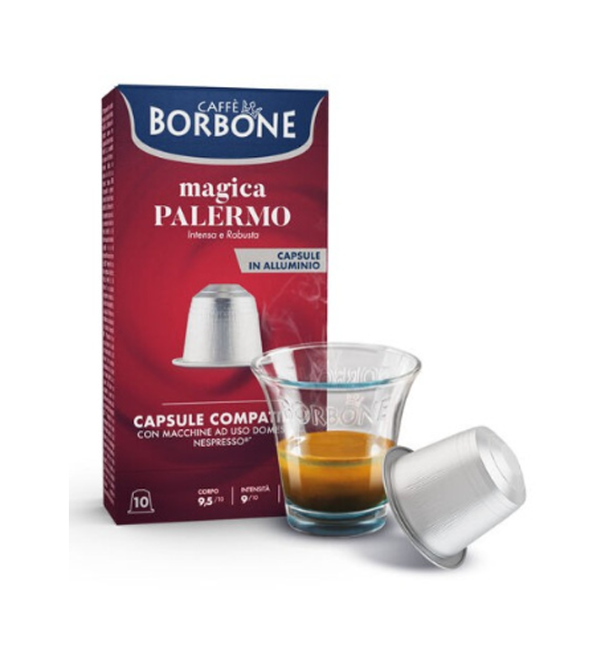 Caffè Borbone Capsula alluminio miscela Magica Palermo compatibili Nespresso® 10 pz. (copia)