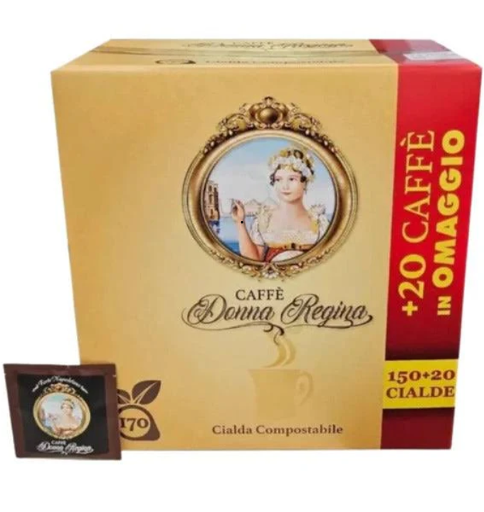 Donna Regina 170pz  – Cialde Caffè ESE per un Espresso Cremoso
