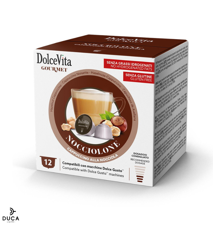 Scatola Dolce Vita compatibili Dolce Gusto ® NOCCIOLONE 12pz.