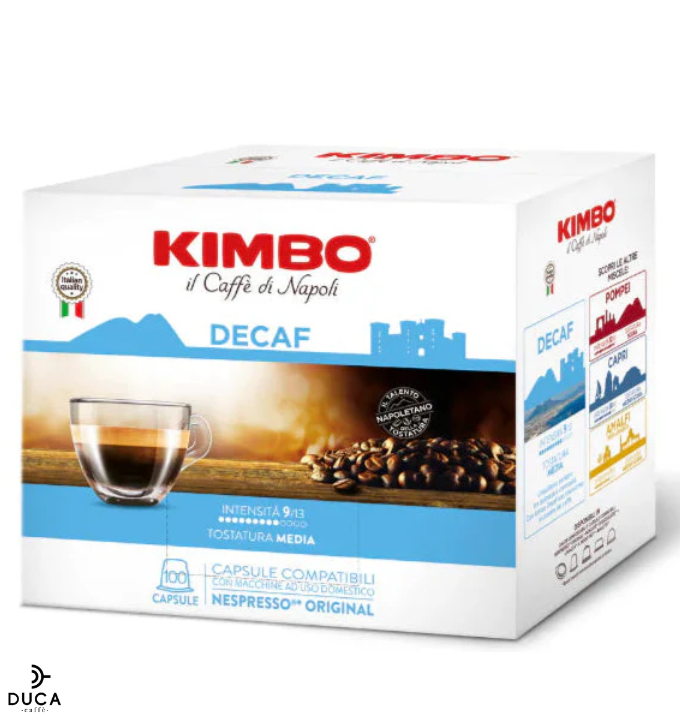 Kimbo Capsule Compatibili Nespresso®* Original - Le Meraviglie del Gusto Decaf 100PZ
