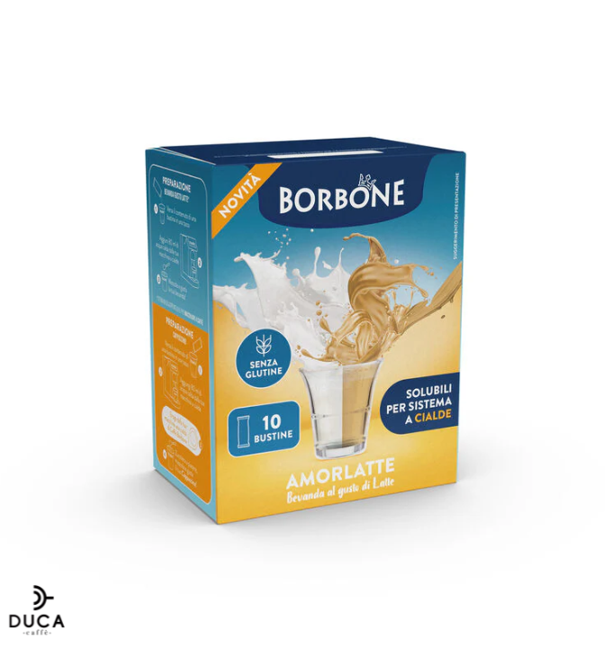 10 STICK PREPARATO SOLUBILE PER BEVANDA BIANCA “AMORLATTE”