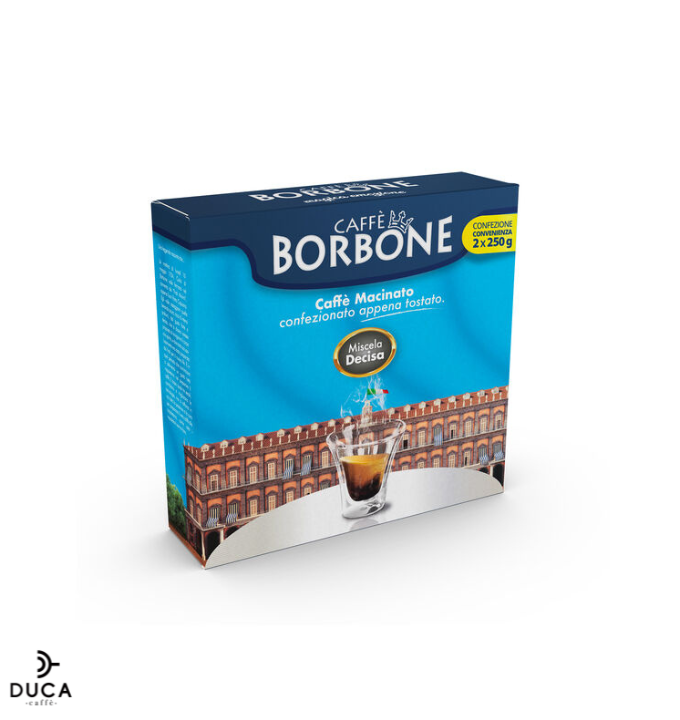Caffè Macinato Miscela Decisa 500 G Di Caffè Borbone