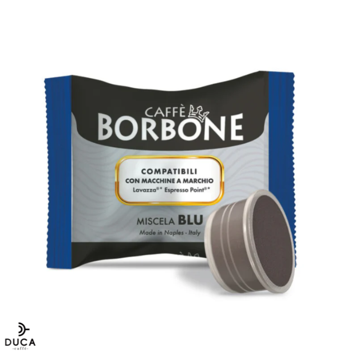 100 Capsule Borbone Miscela BLU compatibili Lavazza®* Espresso Point®*