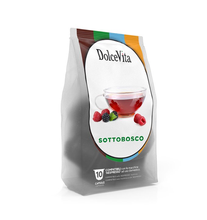 Scatola Dolce Vita compatibili Nespresso® SOTTOBOSCO 10pz.