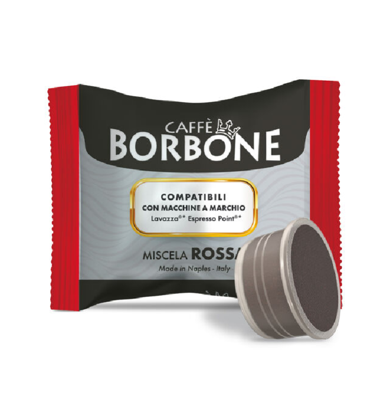 100 Capsule Borbone Miscela ROSSA compatibili Lavazza®* Espresso Point®*