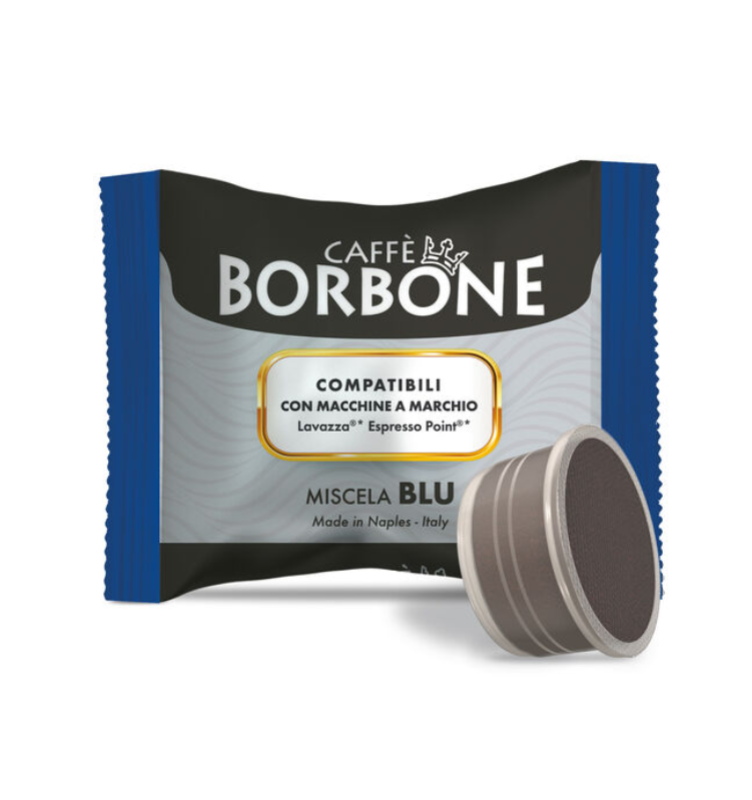 100 Capsule Borbone Miscela BLU compatibili Lavazza®* Espresso Point®*