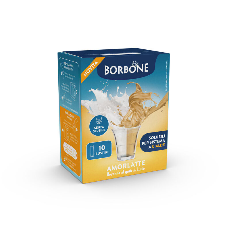 10 STICK PREPARATO SOLUBILE PER BEVANDA BIANCA “AMORLATTE”