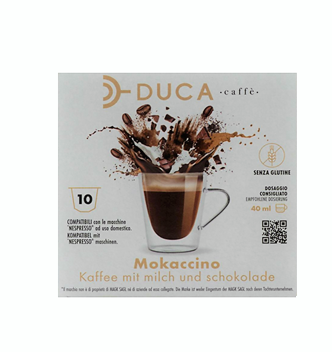 Capsule Duca Caffè compatibili Nespresso® MOKACCINO 10pz.