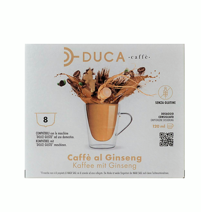 Capsule Duca Caffè compatibili Dolce Gusto ® GINSENG DOLCE 8 pz.