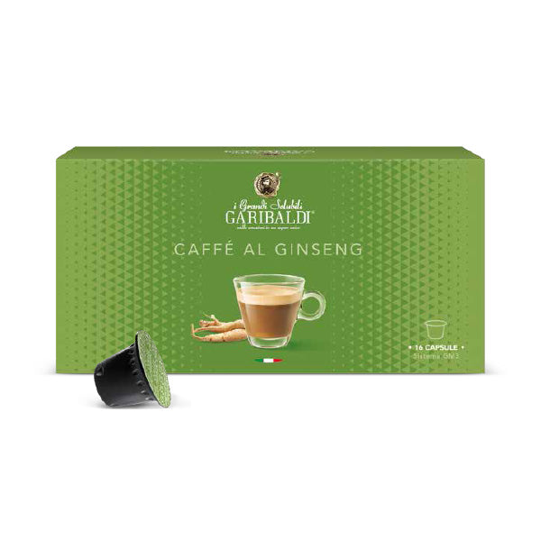Gran Caffè Garibaldi Caffè Al Ginseng (16 Caps) compatibili Delizio®