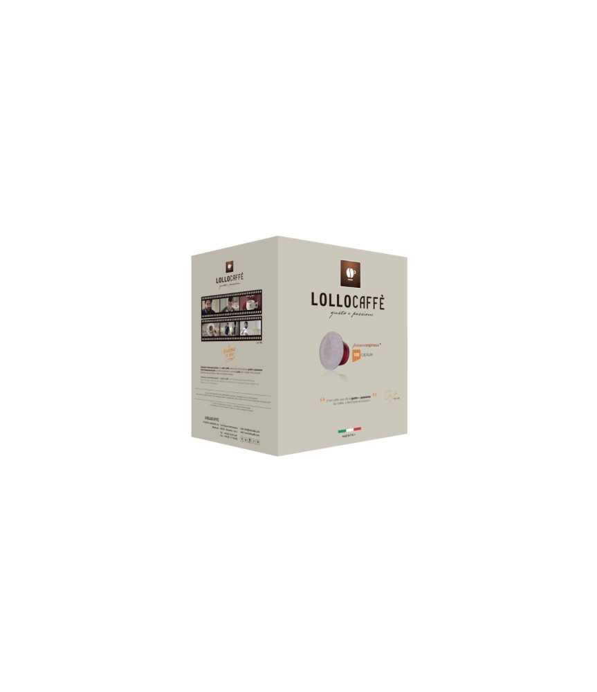 Lollo Caffè Miscela Nera capsule compatibili Nespresso® (30 Capsule)